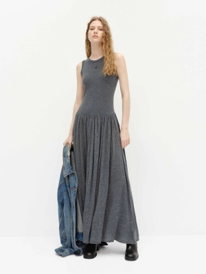 Wool Blend Tank Dress