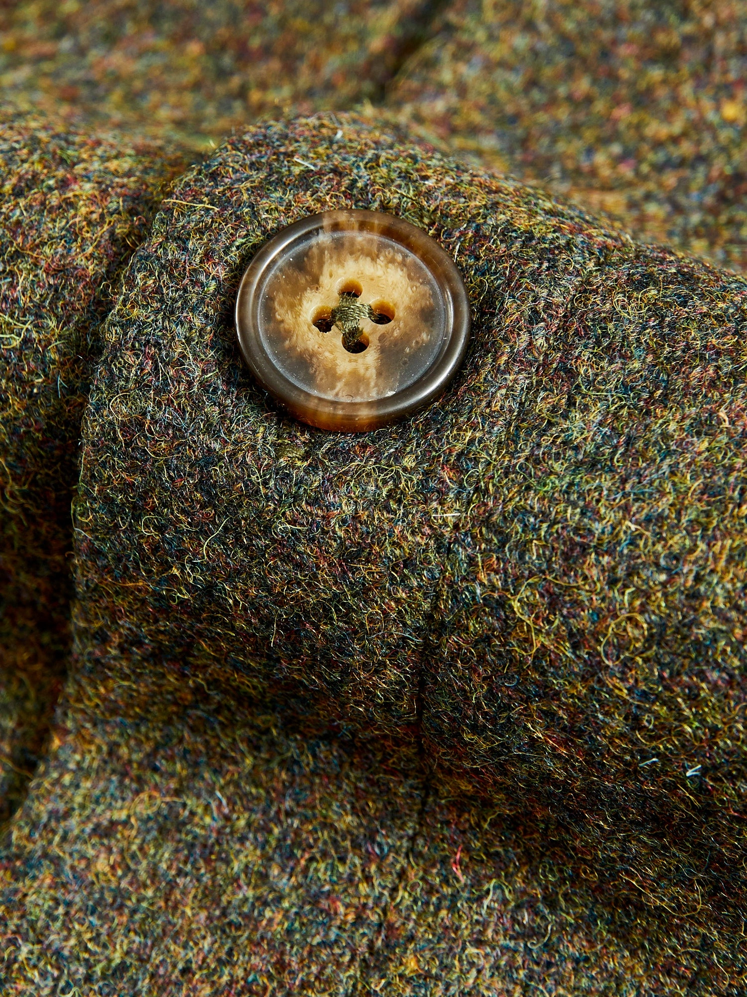 Wool Field Overshirt in Forest