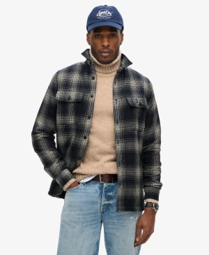 Wool Miller Overshirt | Over Ombre Navy