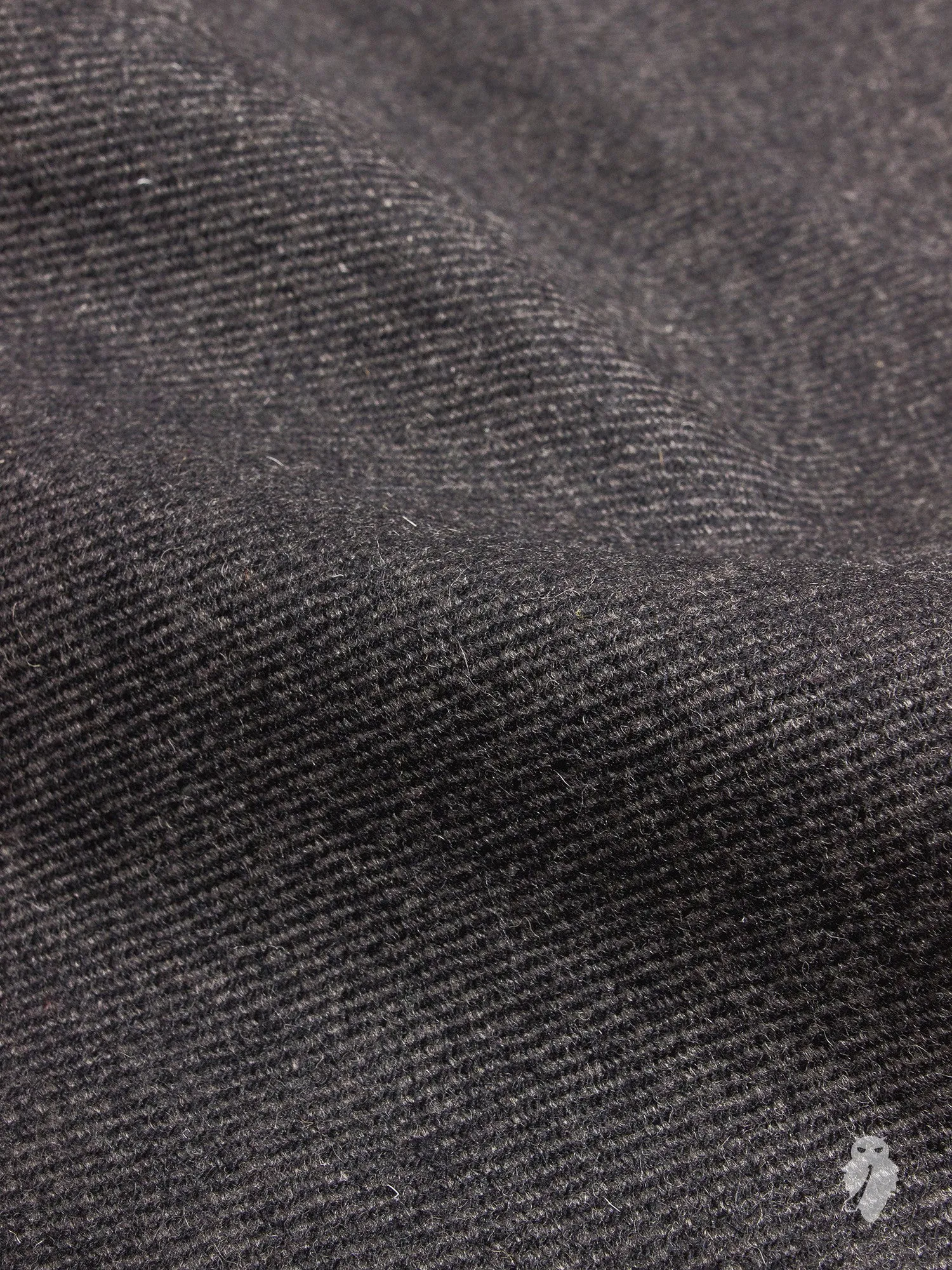 Wool Twill Cargo Pants in Grey