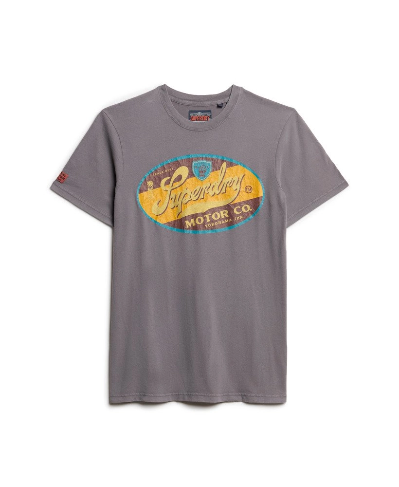 Workwear Gasoline Graphic Tee | Rock Dark Grey