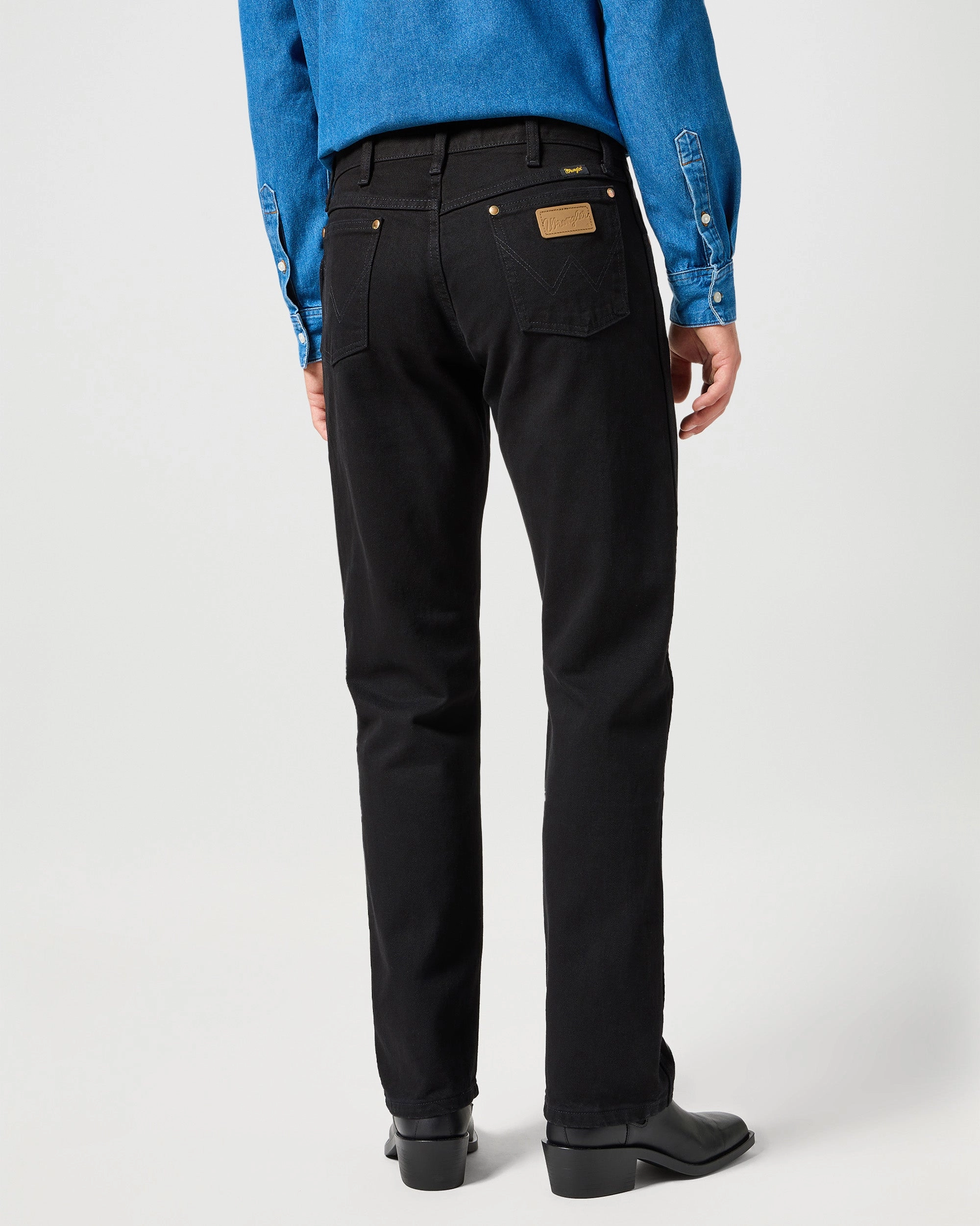 Wrangler 13MWZ Original Cowboy Cut Mens Jeans - Shadow Black