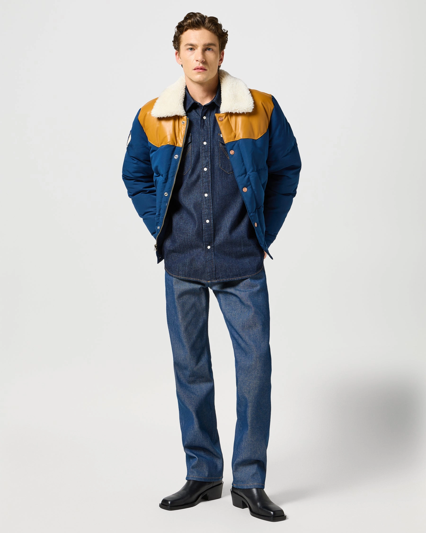 Wrangler Blue Bell 2 Pocket Denim Shirt - Rinse