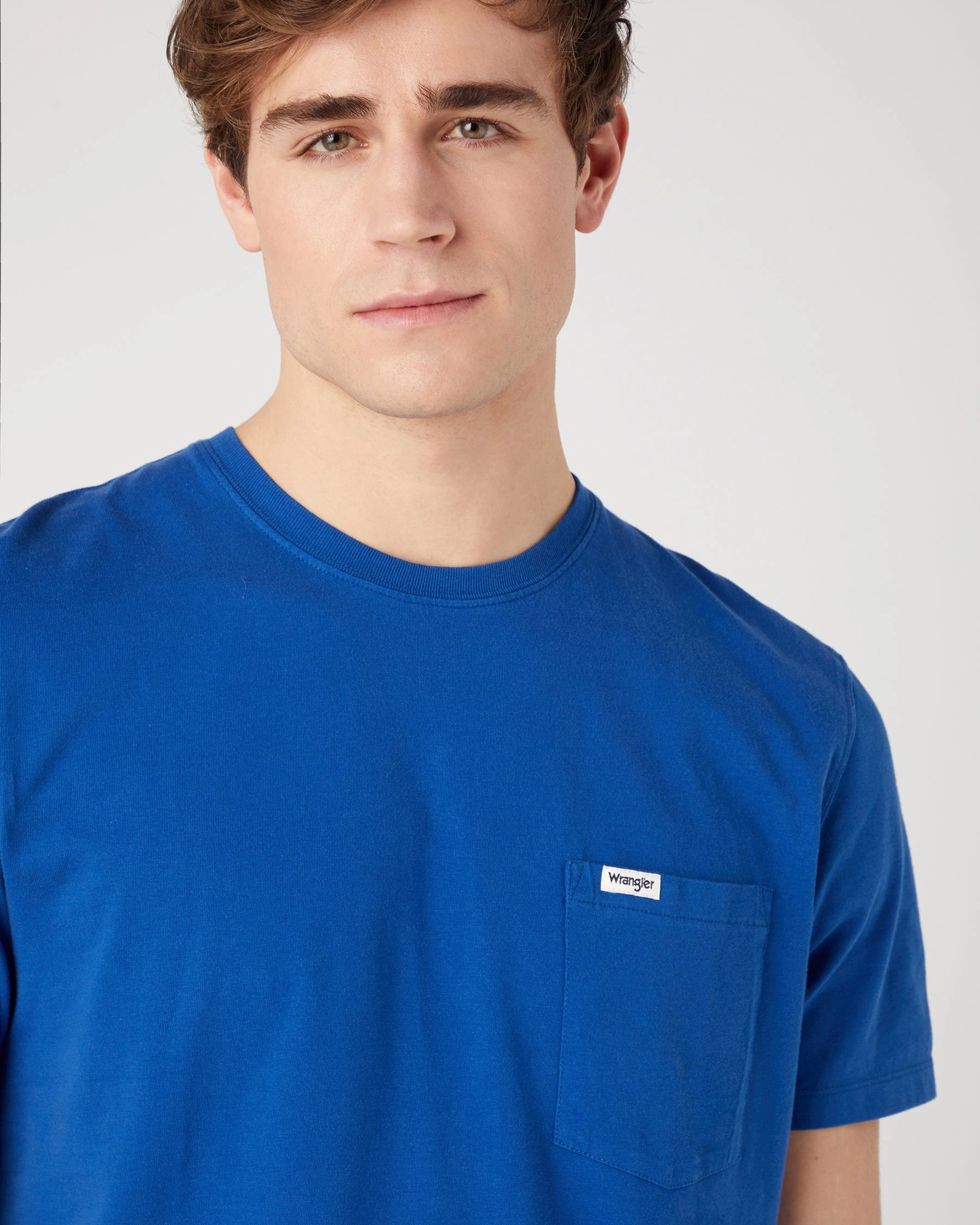 Wrangler Pocket Tee - True Blue