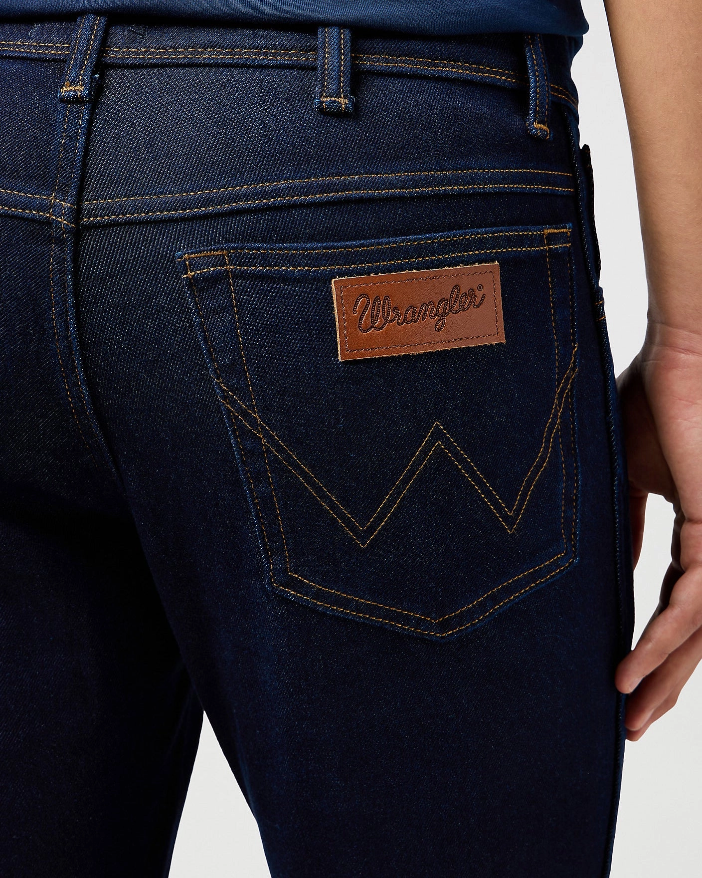 Wrangler Texas SLIM Epic Soft Lightweight Mens Jeans - Moonlight Rinse