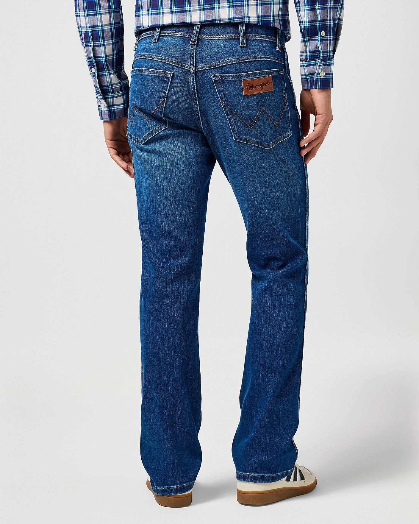 Wrangler Texas Stretch Authentic Straight Mens Jeans - Verdant Tone
