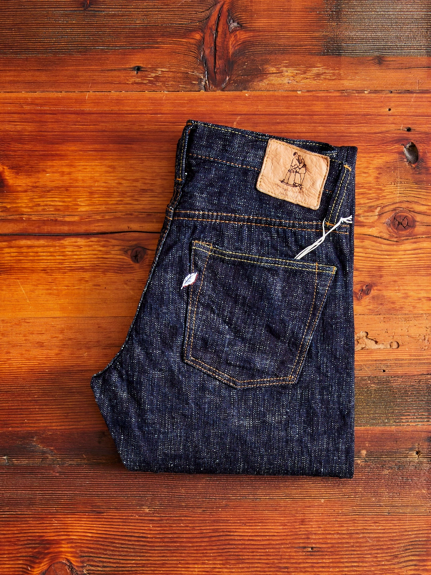 WSB-005 Double Slub 16oz Rinsed Selvedge Denim - Slim Straight Fit