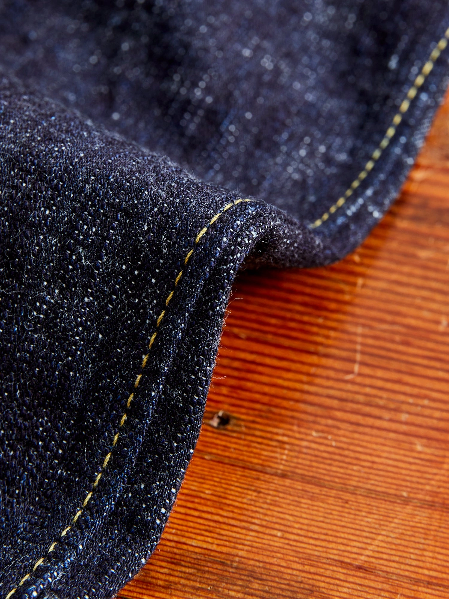 WSB-005 Double Slub 16oz Rinsed Selvedge Denim - Slim Straight Fit