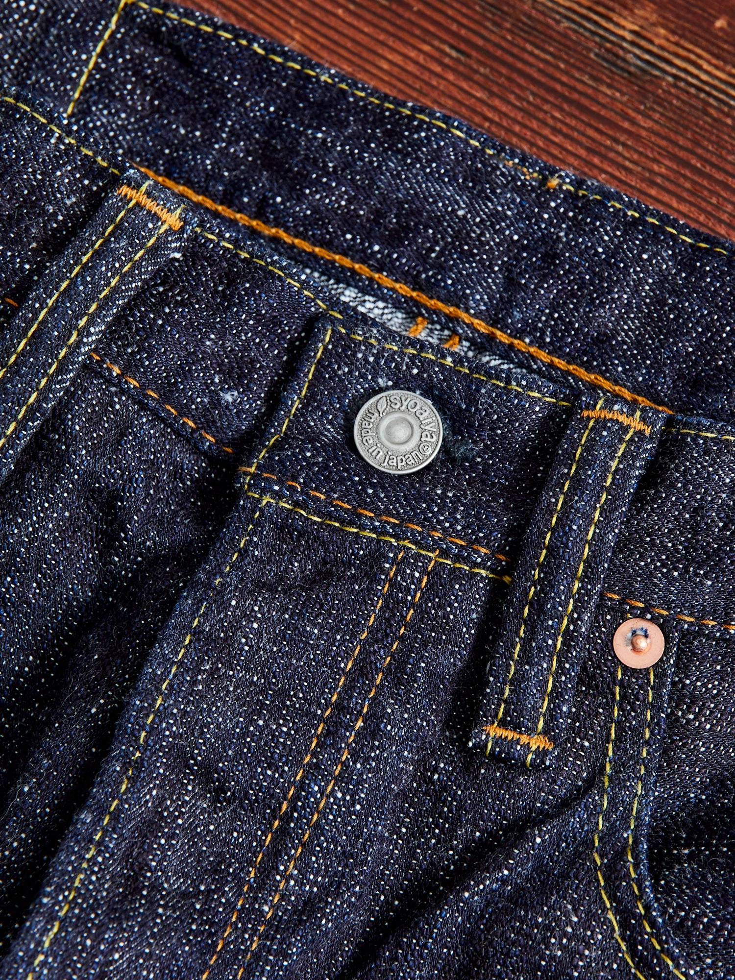 WSB-005 Double Slub 16oz Rinsed Selvedge Denim - Slim Straight Fit