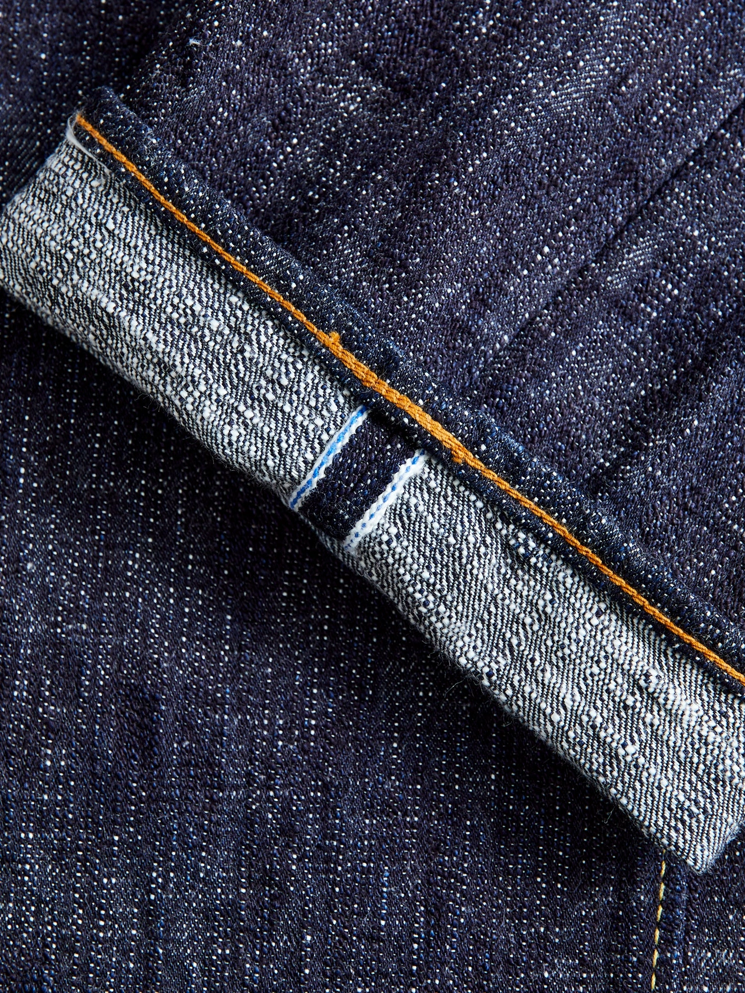 WSB-005 Double Slub 16oz Rinsed Selvedge Denim - Slim Straight Fit