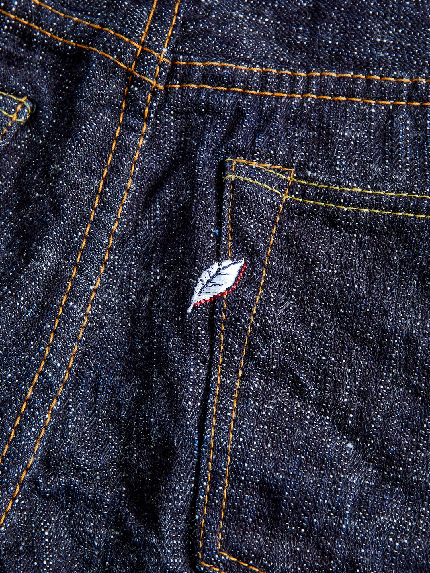 WSB-005 Double Slub 16oz Rinsed Selvedge Denim - Slim Straight Fit