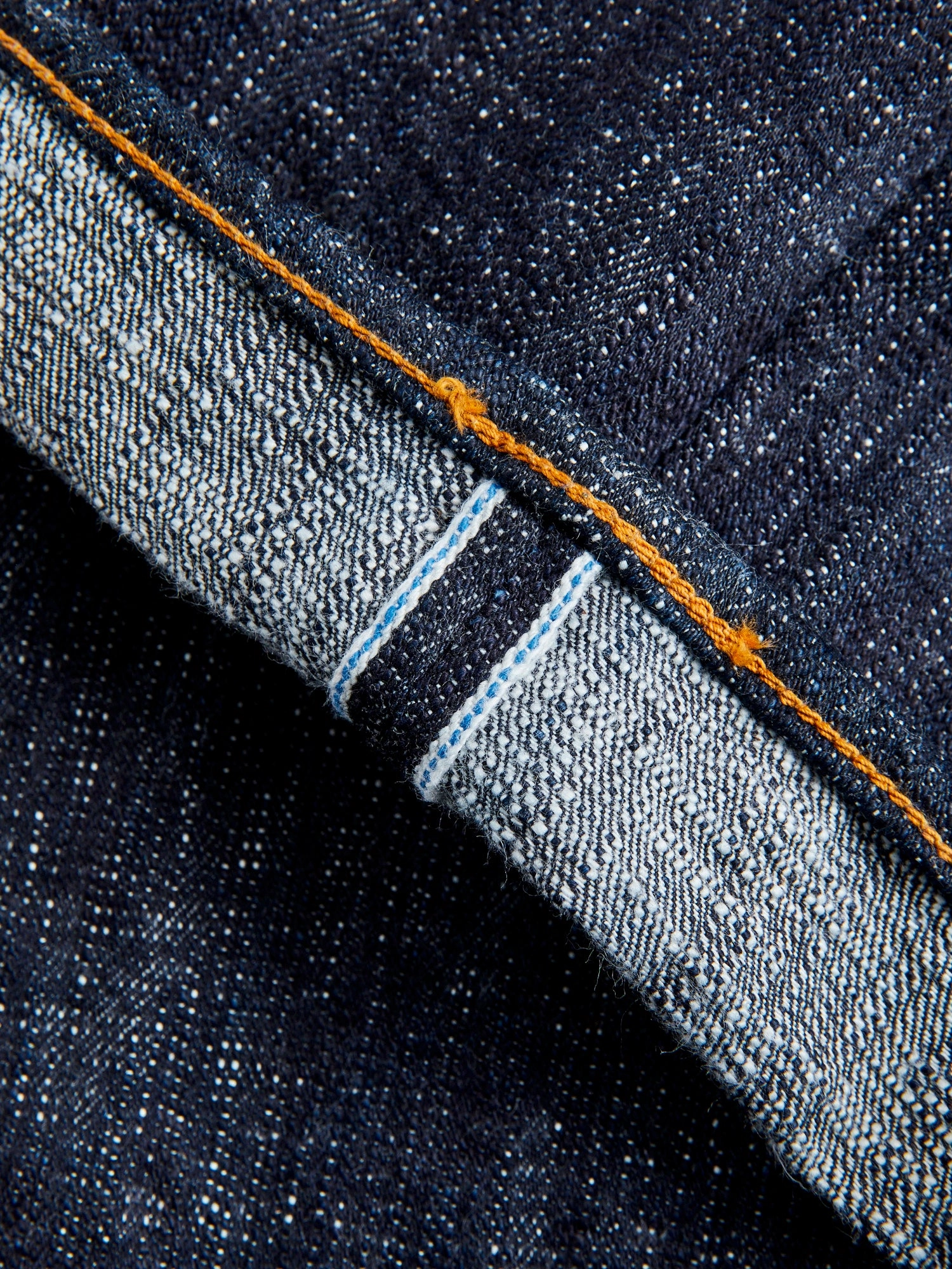WSB-013 Double Slub 16oz Rinsed Selvedge Denim - Slim Tapered Fit