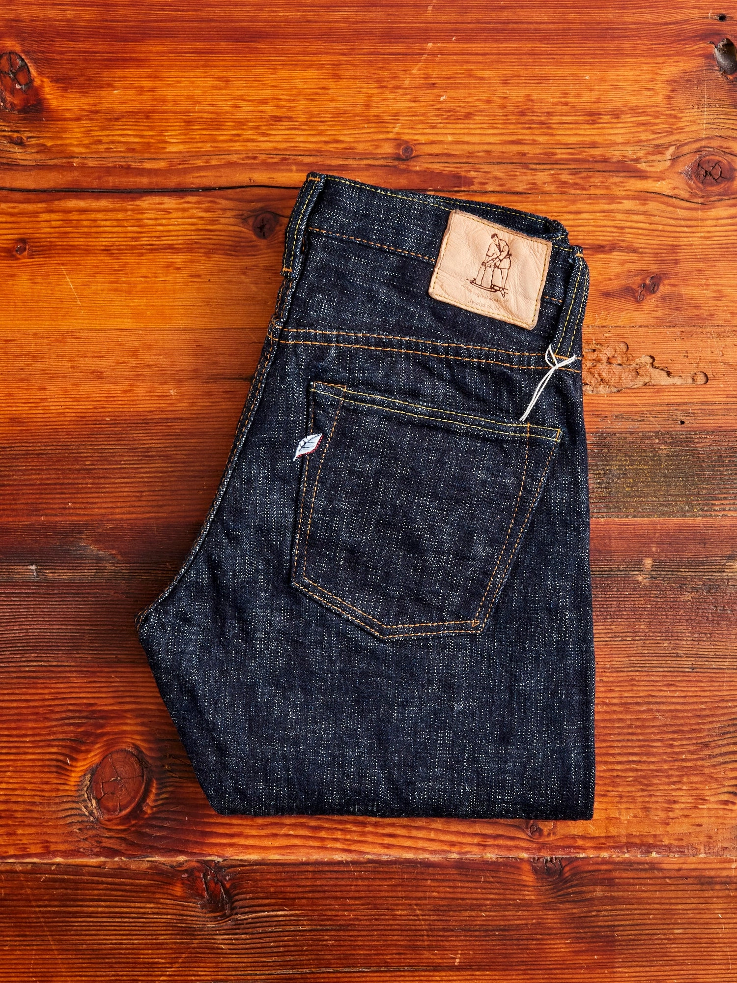 WSB-013 Double Slub 16oz Rinsed Selvedge Denim - Slim Tapered Fit