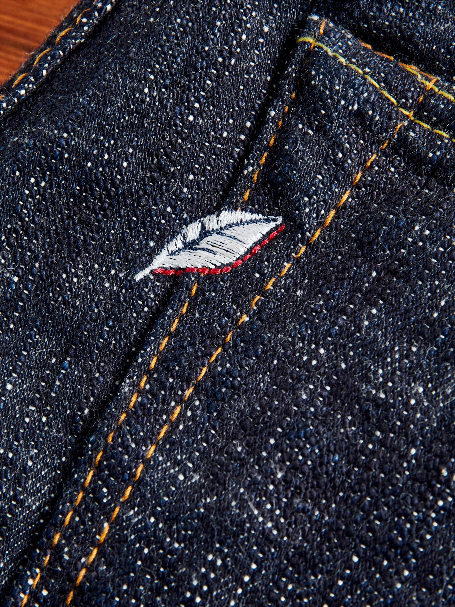 WSB-013 Double Slub 16oz Rinsed Selvedge Denim - Slim Tapered Fit