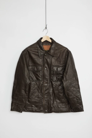 Y2K Timberland Leather jacket (M)