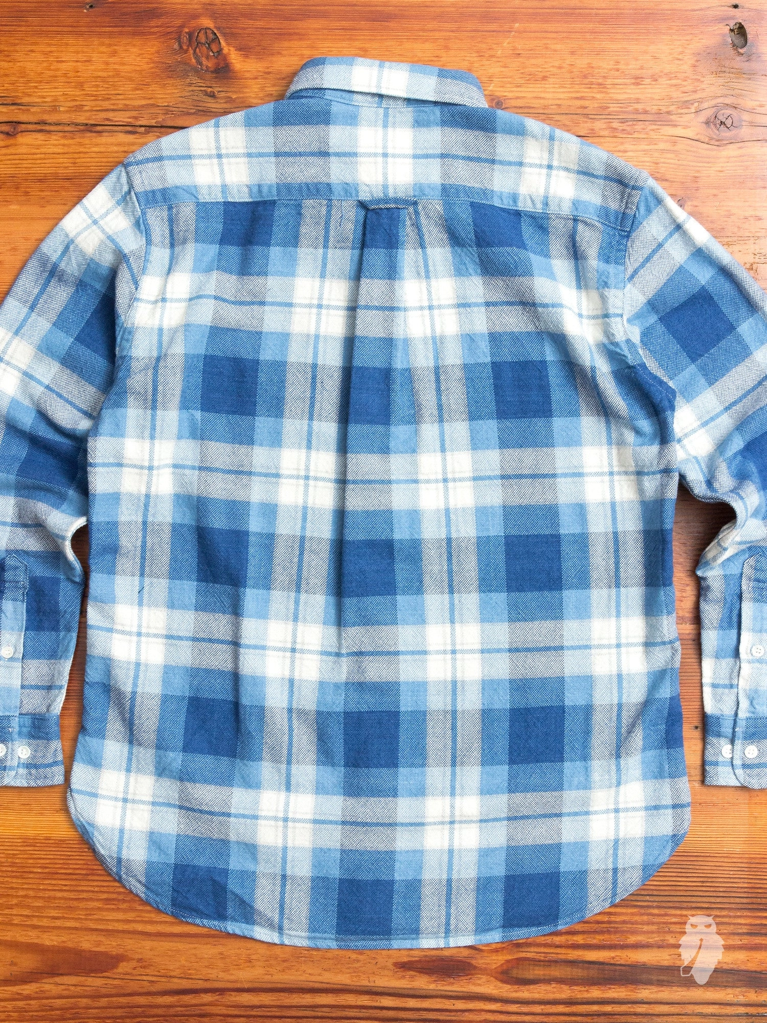Yarn-Dyed Button Down Shirt in Indigo