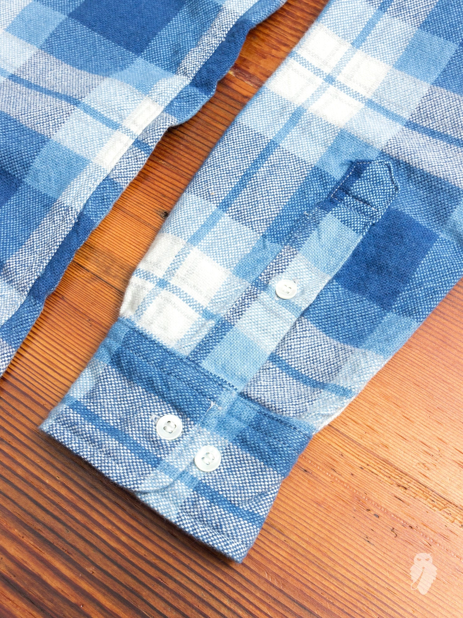 Yarn-Dyed Button Down Shirt in Indigo