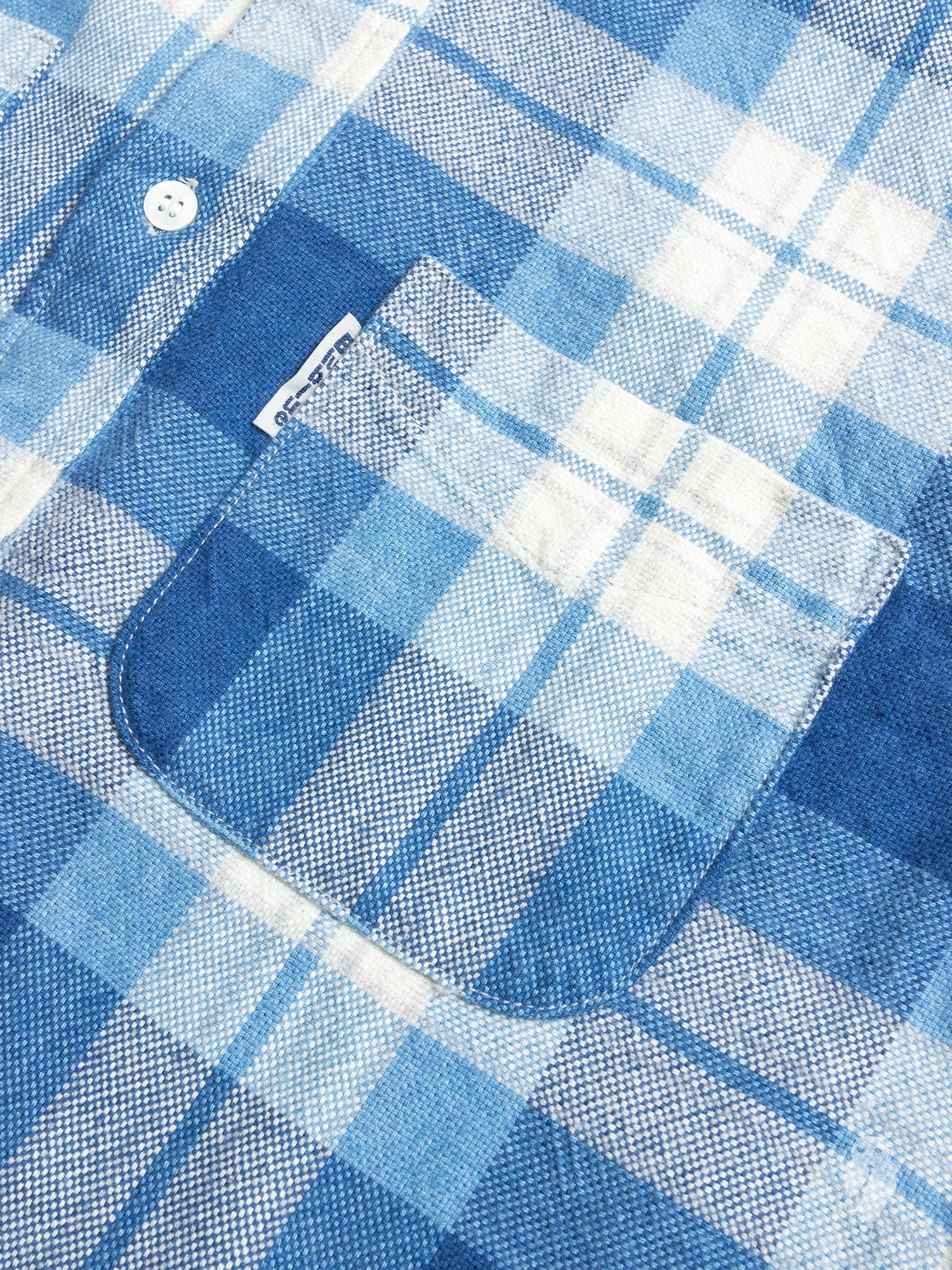 Yarn-Dyed Button Down Shirt in Indigo
