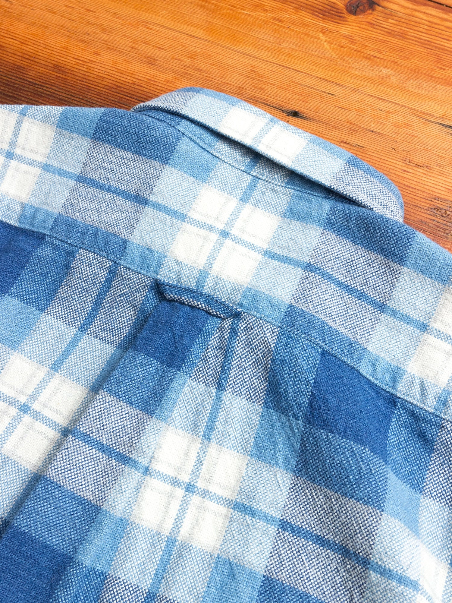 Yarn-Dyed Button Down Shirt in Indigo