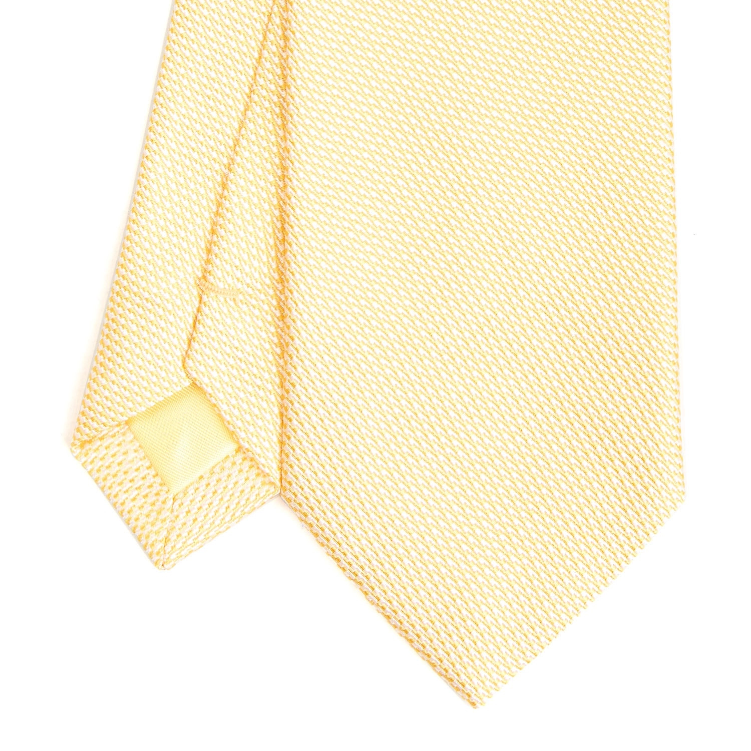 YELLOW CEREMONIAL JACQUARD SILK TIE