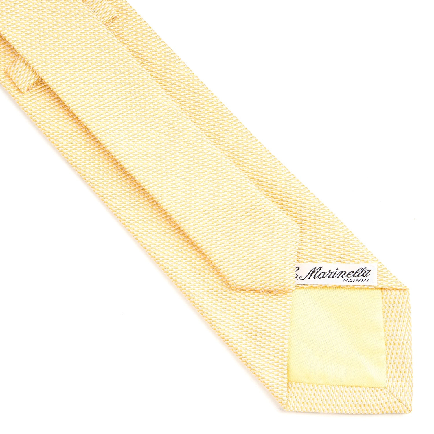 YELLOW CEREMONIAL JACQUARD SILK TIE