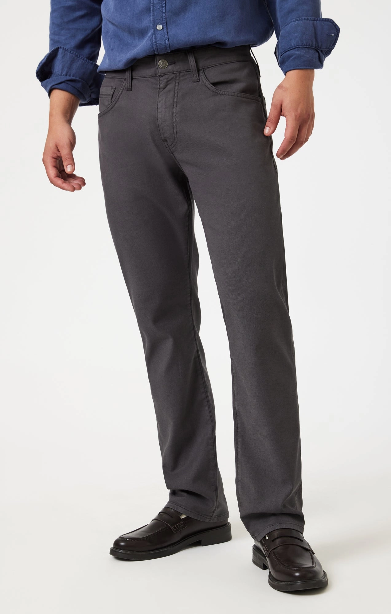 ZACH STRAIGHT LEG IN ASH LUXE TWILL