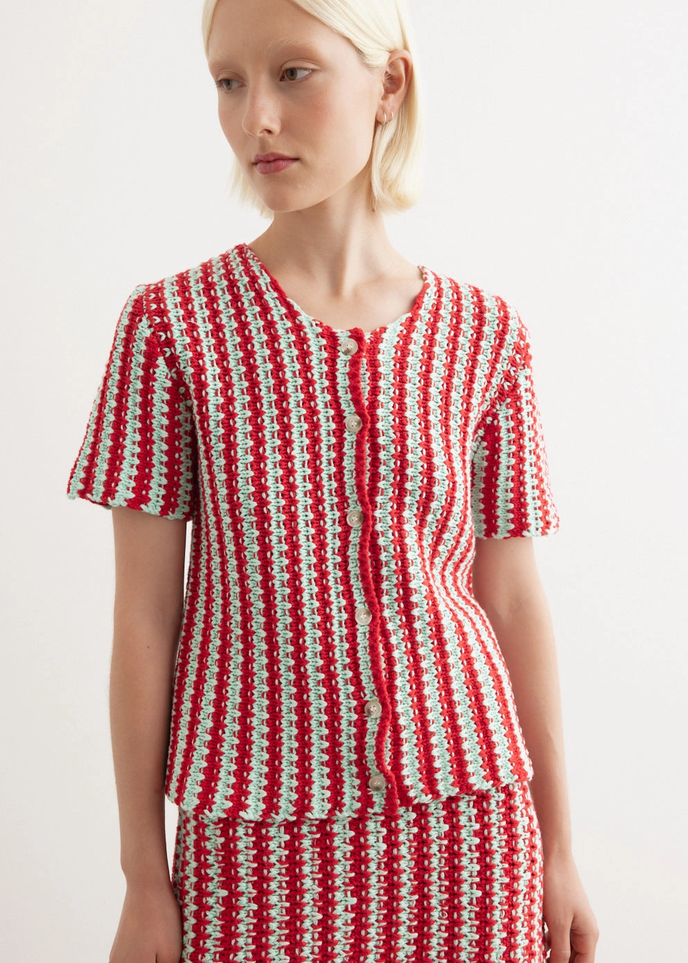 Zig Zag Crochet Shirt