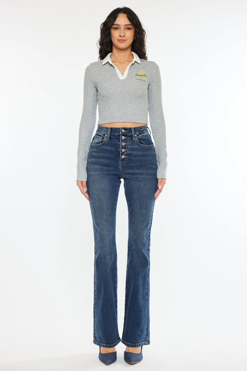 Zina High Rise Vintage Bootcut Jeans