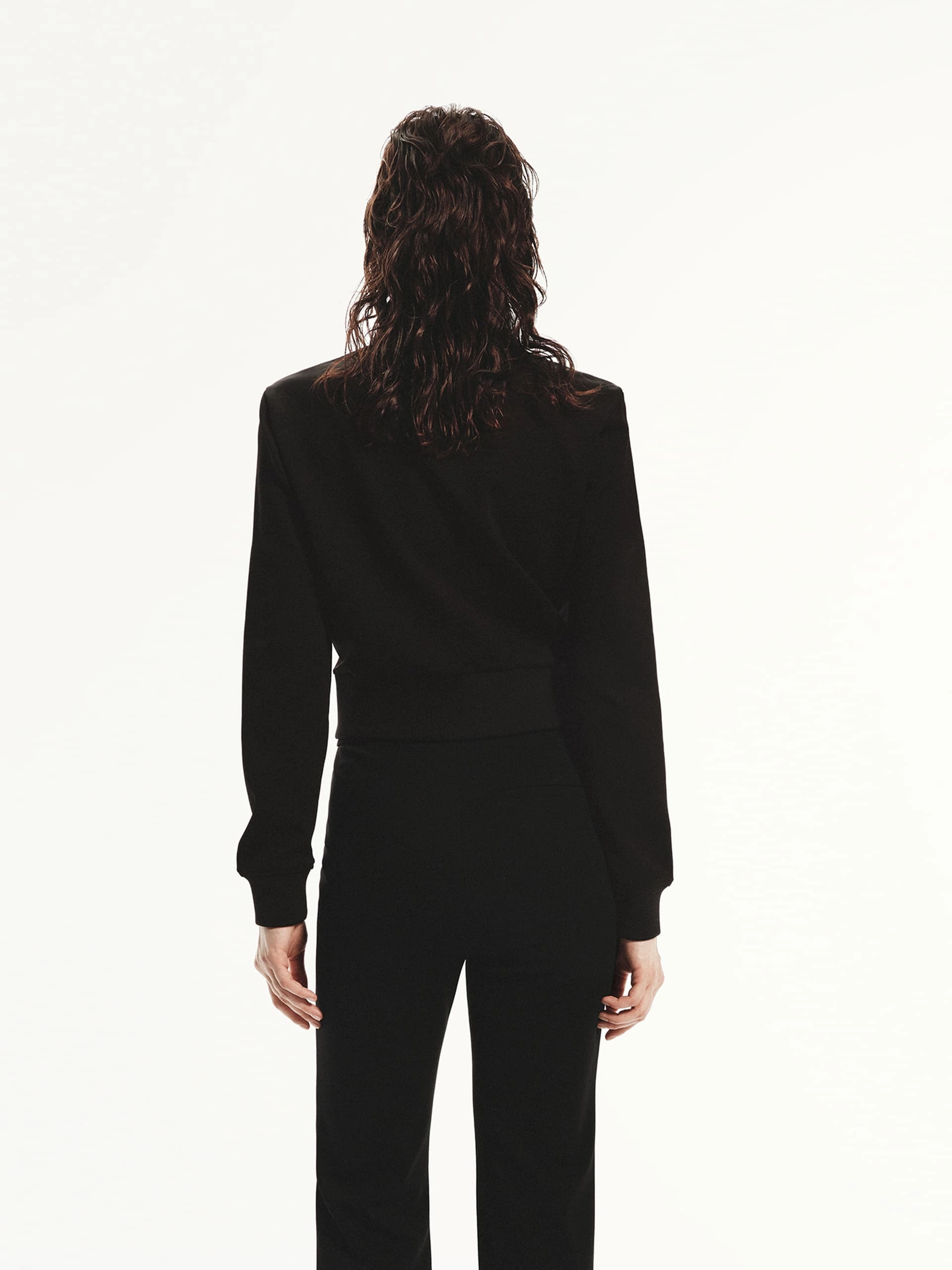 Zip Closure Fitted Jacket