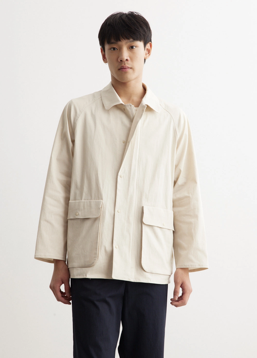 Zip Up Coat Short