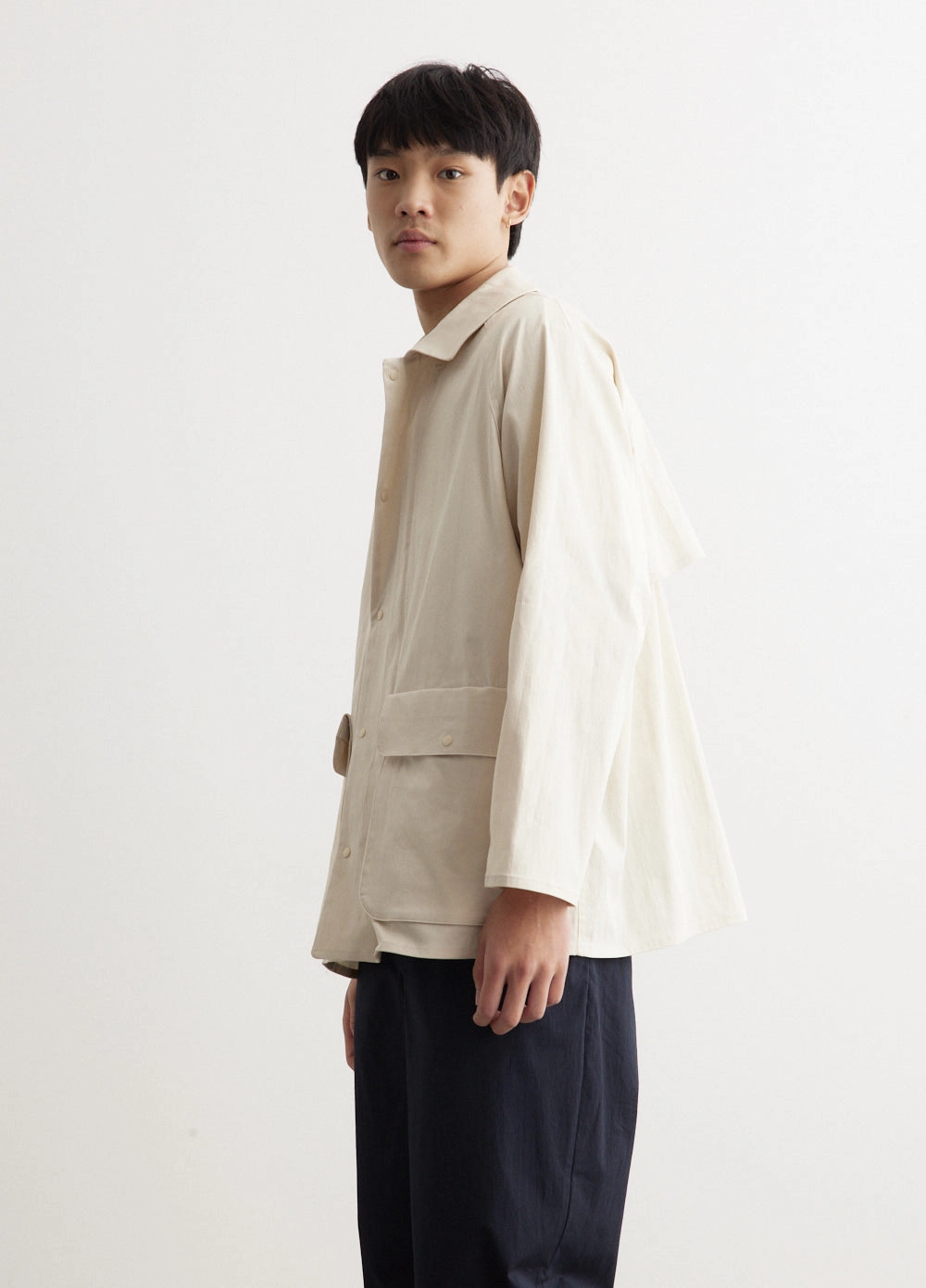 Zip Up Coat Short