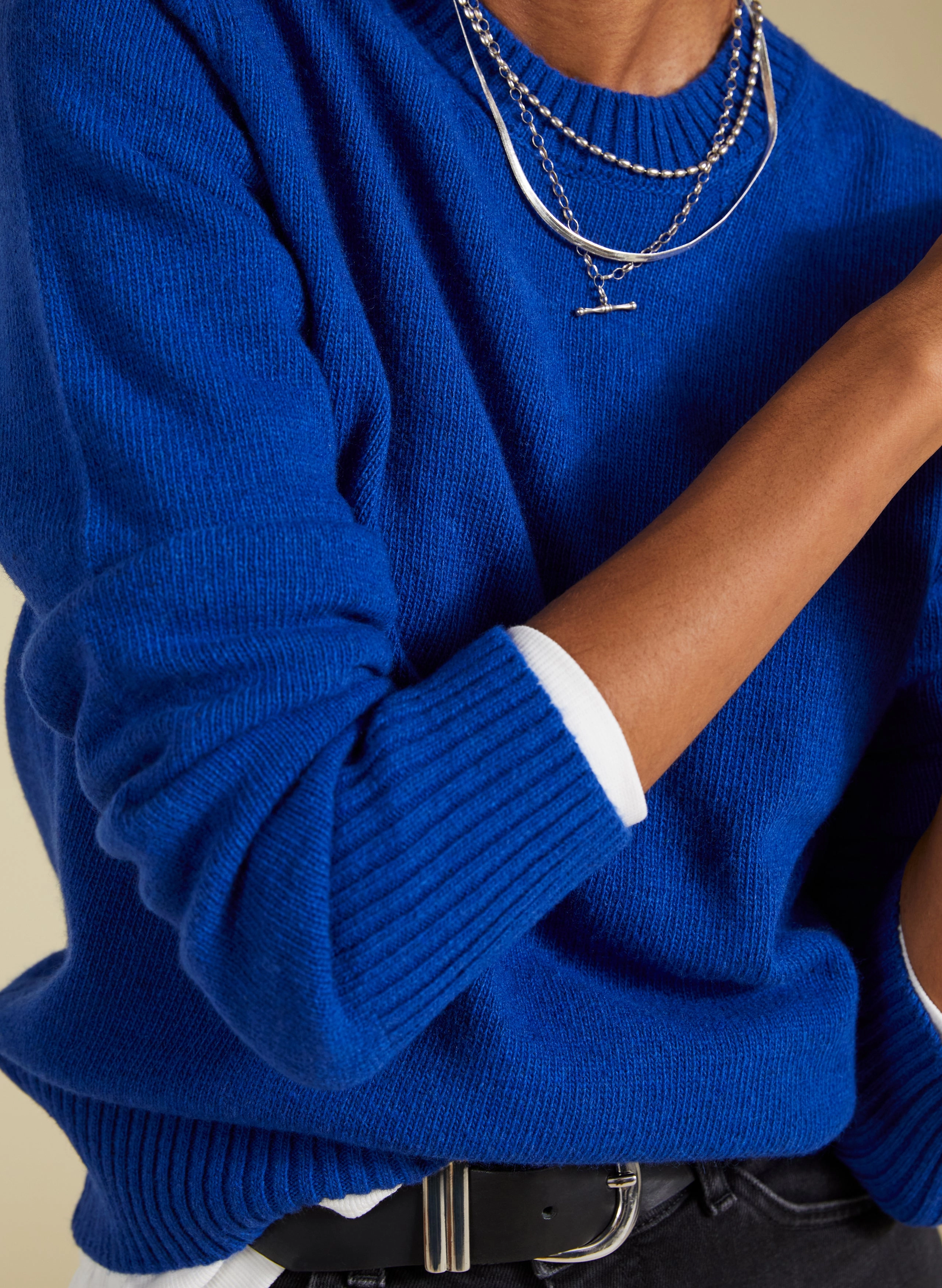 Zucca Wool Blend Crew Neck Jumper